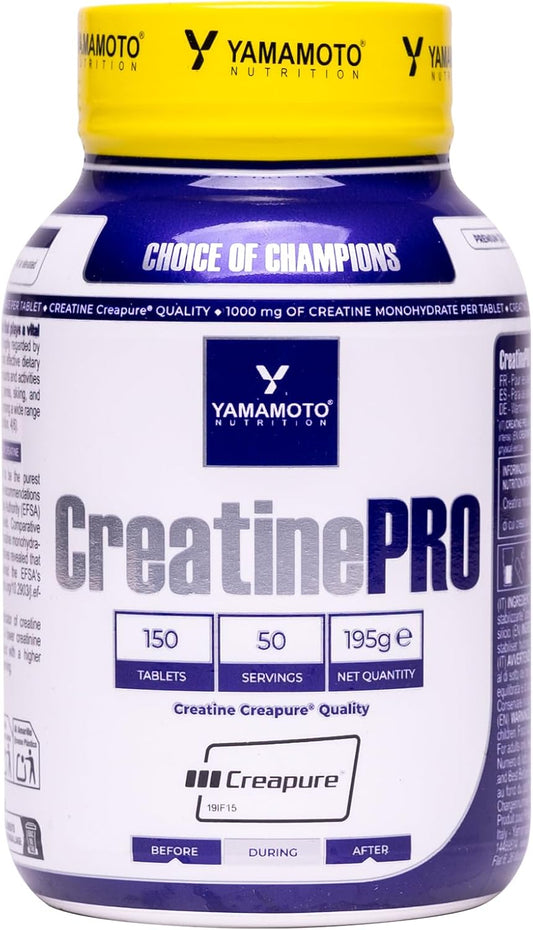 YAMAMOTO NUTRITION Creatine PRO Creapure© Quality 150 Comprimidos